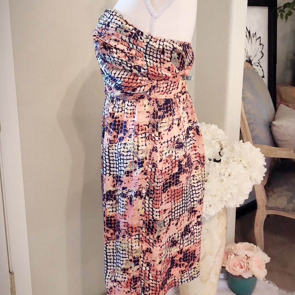 Romeo & Juliet Couture Silk Summer Dress - Picture 3 of 6